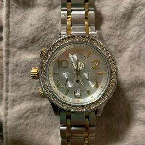 Nixon 38-20 Chrono Two-toned Watch